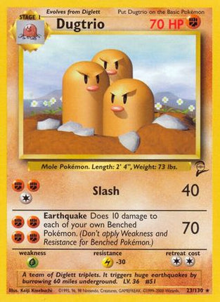 Dugtrio - 23/130 [Base Set 2]