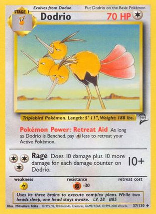 Dodrio - 37/130 [Base Set 2]