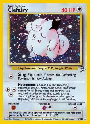 Clefairy - 6/130 [Base Set 2] Holofoil
