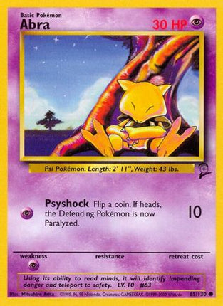 Abra - 65/130 [Base Set 2]