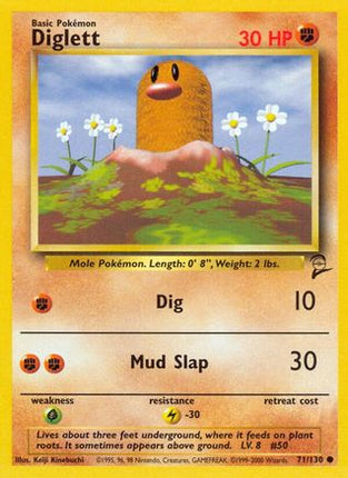 Diglett - 71/130 [Base Set 2]