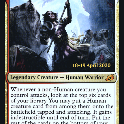 Winota, Joiner of Forces [Ikoria: Lair of Behemoths Promos] Prerelease Foil
