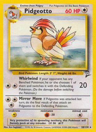 Pidgeotto - 28/130 [Base Set 2]