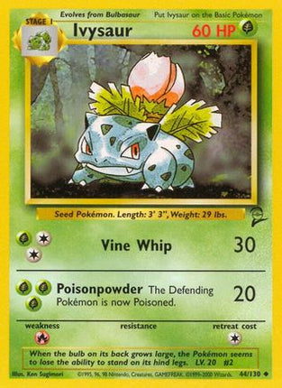 Ivysaur - 44/130 [Base Set 2]
