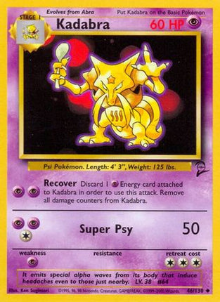 Kadabra - 46/130 [Base Set 2]