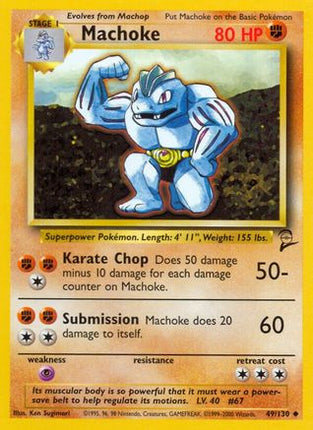 Machoke - 49/130 [Base Set 2]