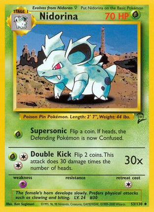 Nidorina - 53/130 [Base Set 2]