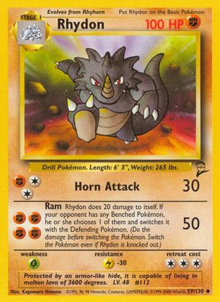 Rhydon - 59/130 [Base Set 2]