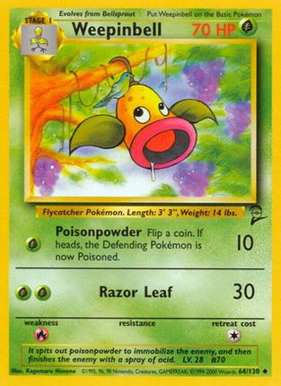 Weepinbell - 64/130 [Base Set 2]