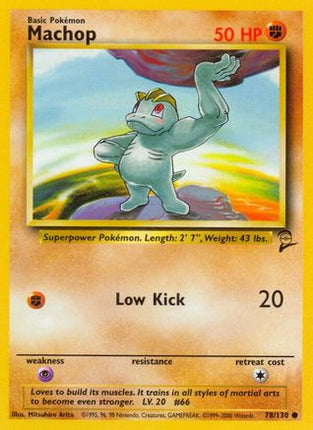 Machop - 78/130 [Base Set 2]
