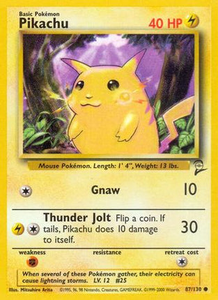 Pikachu - 87/130 [Base Set 2]