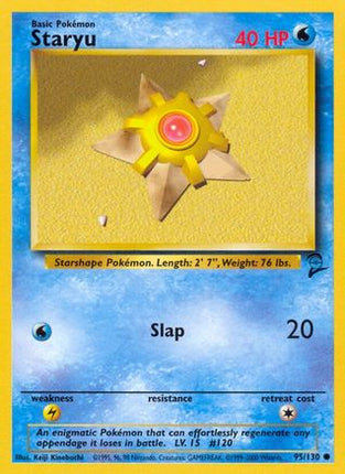 Staryu - 95/130 [Base Set 2]
