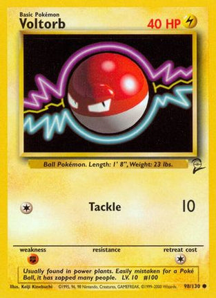 Voltorb - 98/130 [Base Set 2]