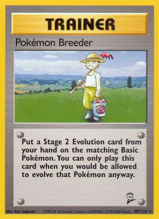 Pokemon Breeder - 105/130 [Base Set 2]