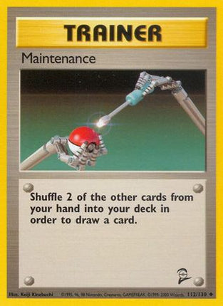 Maintenance - 112/130 [Base Set 2]