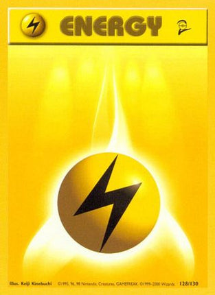 Lightning Energy - 128/130 [Base Set 2]
