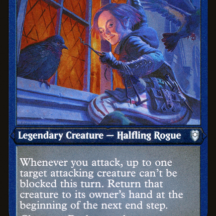 Alora, Merry Thief [Commander Legends: Battle for Baldur's Gate] Etched Foil