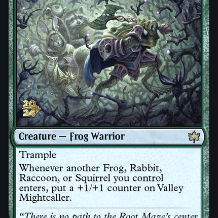 Valley Mightcaller [Bloomburrow Promos] Prerelease Foil