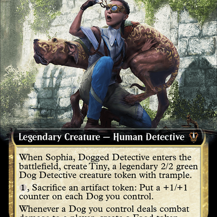 Sophia, Dogged Detective (Extended Art) [Murders at Karlov Manor Commander] Foil