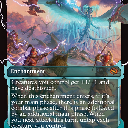 All-Out Assault (Showcase) [Tarkir: Dragonstorm] Foil