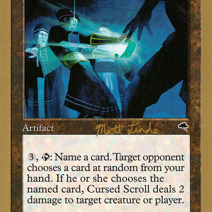 Cursed Scroll [World Championship Decks 1999]