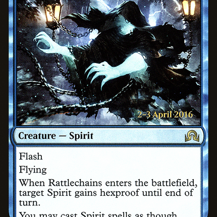 Rattlechains [Shadows over Innistrad Promos] Prerelease Foil