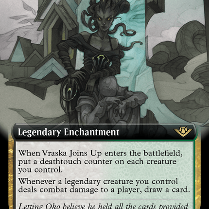 Vraska Joins Up (Extended Art) [Outlaws of Thunder Junction] Foil