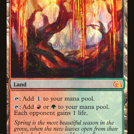 Grove of the Burnwillows [From the Vault: Realms] Foil