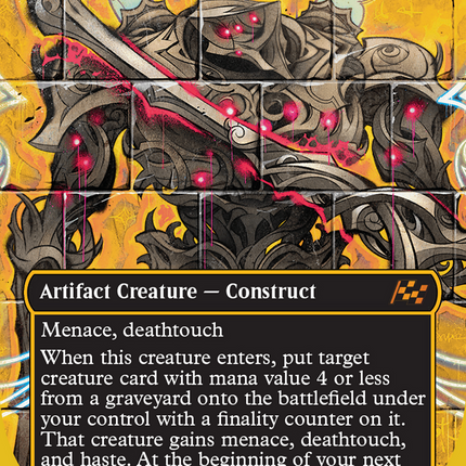 Coalstoke Gearhulk (Borderless) (First-Place Foil) [Aetherdrift] Foil
