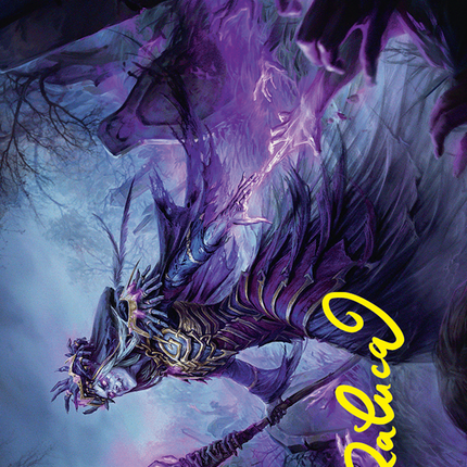 Zul Ashur, Lich Lord // Zul Ashur, Lich Lord (Borderless) [Foundations Art Series] Foil