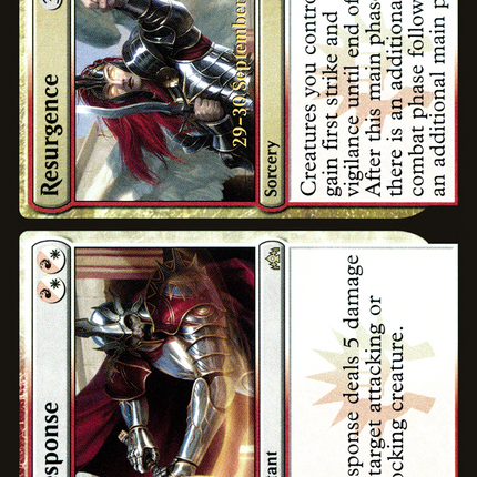 Response // Resurgence [Guilds of Ravnica Promos] Prerelease Foil