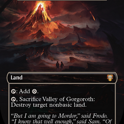 Wasteland (Borderless) [Tales of Middle-earth Commander] Surge Foil
