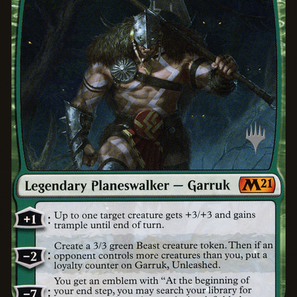 Garruk, Unleashed [Core Set 2021 Promos]