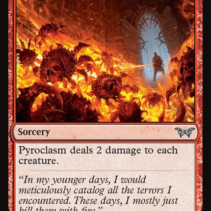 Pyroclasm [Duskmourn: House of Horror] Foil