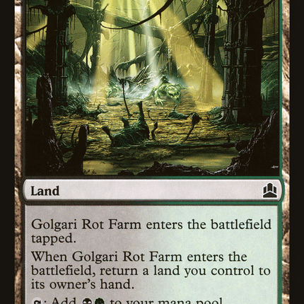 Golgari Rot Farm [Commander 2011]