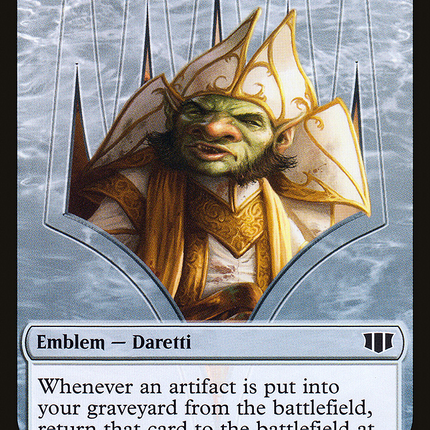 Daretti, Scrap Savant Emblem [Commander 2014 Tokens]