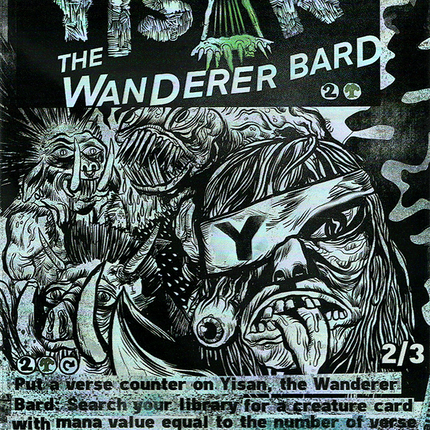 Yisan, the Wanderer Bard (Borderless) [Secret Lair Drop] Foil