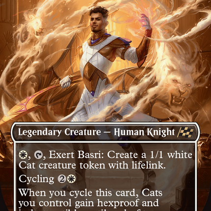 Basri, Tomorrow's Champion (Borderless) [Aetherdrift] Foil
