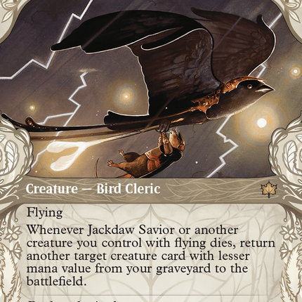 Jackdaw Savior (Showcase) (Borderless) [Bloomburrow]
