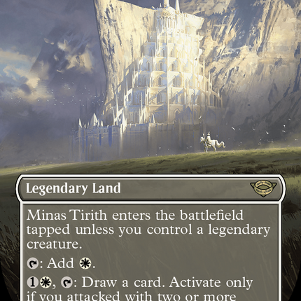 Minas Tirith (Borderless) [The Lord of the Rings: Tales of Middle-earth] Surge Foil