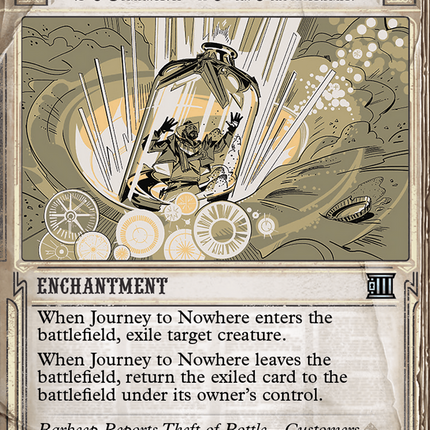 Journey to Nowhere (Showcase) (Borderless) [Breaking News] Foil