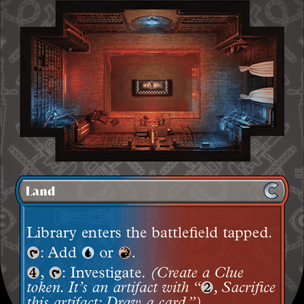 Library (Borderless) [Ravnica: Clue Edition]