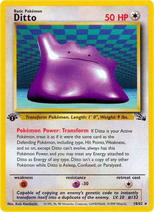 Ditto - 18/62 [Fossil] 1st Edition
