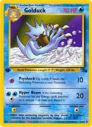 Golduck - 35/62 [Fossil] 1st Edition