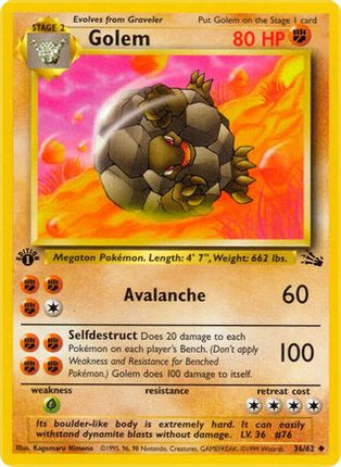 Golem - 36/62 [Fossil] Unlimited