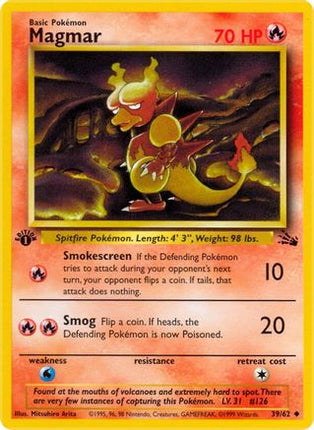 Magmar - 39/62 [Fossil] Unlimited