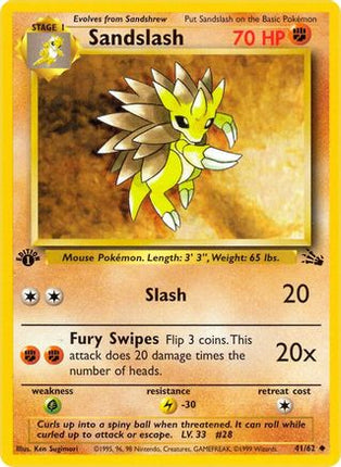 Sandslash - 41/62 [Fossil] Unlimited