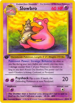 Slowbro - 43/62 [Fossil] Unlimited