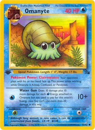 Omanyte - 52/62 [Fossil] Unlimited