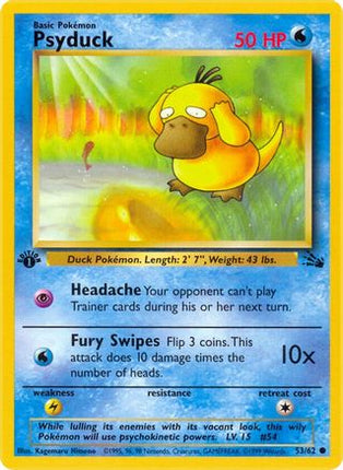 Psyduck - 53/62 [Fossil] Unlimited